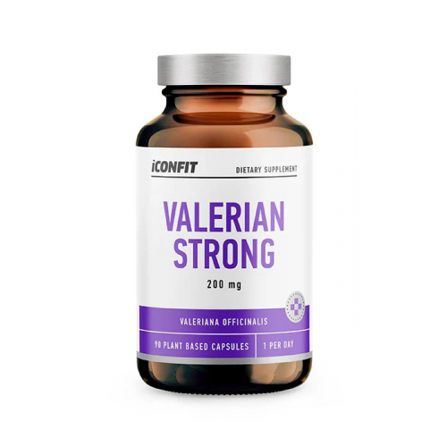 Iconfit Dietary Supplement Valerian Strong Valerijonų šaknies ekstraktas
