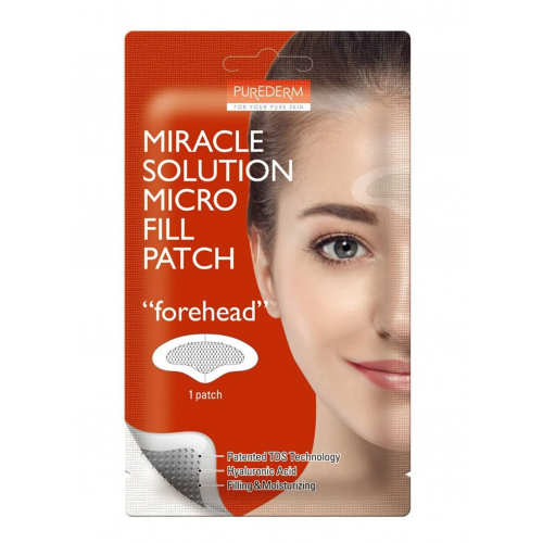 Purederm Miracle Solution Micro Fill Patch Forehead Drėkinamasis pleistras kaktos sričiai