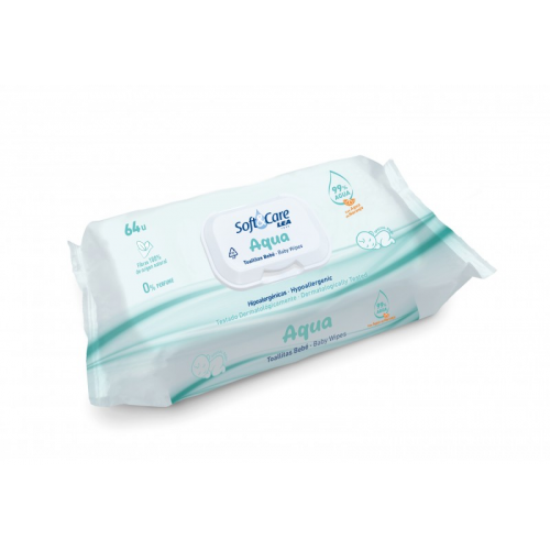 LEA Aqua Wet Wipes For Baby Soft & Care Drėgnos servetėlės vaikams
