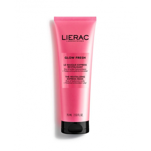 Lierac Glow Fresh The Revitalizing Express Mask Gaivinanti gelinė - kreminė veido kaukė