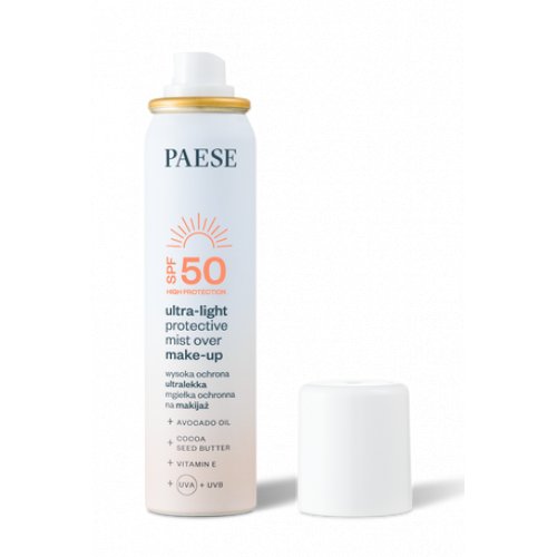 Paese Ultra-Light Protective Mist Over Make-Up Makiažo dulksna su SPF50