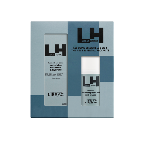 Photos - Cosmetic Gift Set Lierac Homme Anti-ageing Fluid and Deodorant Set KS257786