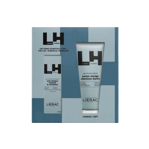 Photos - Other Cosmetics Lierac Homme Global Anti-Ageing Fluid + Integral Shower Gel Set KS622786