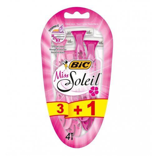BIC Miss Soleil Sensitive Razors Vienkartiniai skutimosi peiliukai