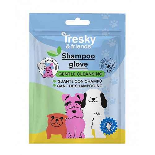 Tresky & Friends Tresky & Friends Shampoo Glove for Dogs 1 pc.