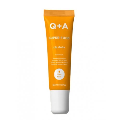 Q+A Super Food Lip Balm Minkštinantis lūpų balzamas