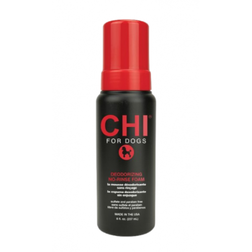 CHI For Dogs Deodorizing No-Rinse Foam Kvapus neutralizuojančios nenuplaunamos putos šunims