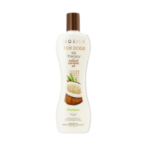 Biosilk For Dogs Coconut Oil Shampoo Šampūnas šunims su kokosų aliejumi ir šilko proteinais