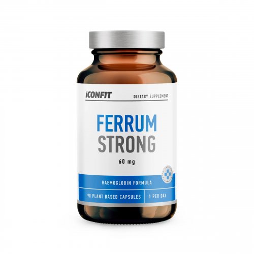 Iconfit Ferrum Strong 60mg Dzelzs bisglicināts ar C vitamīnu