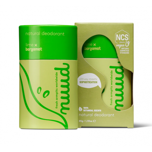 Nuud Lime x Bergamot Natural Deodorant Pieštukinis dezodorantas