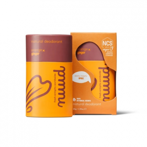 Nuud Orange&Ginger Natural Deodorant Pieštukinis dezodorantas