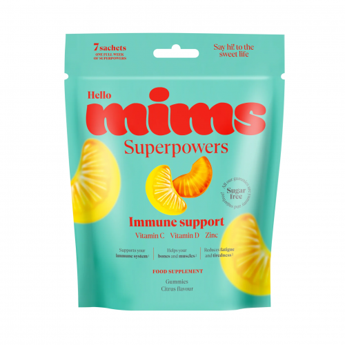 MIMS Immune Support Food Supplement Gummies Toidulisandid immuunsüsteemi tugevdamiseks
