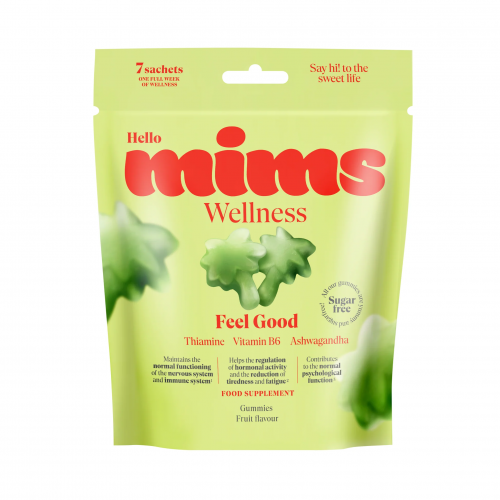 MIMS Wellness Food Supplement Gummies Maisto papildai gerai savijautai