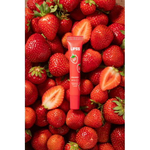 Lipss Lipper Lip Gloss Strawberry SPF20 Lūpų blizgesys su apsauga