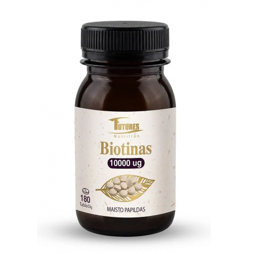 Futures Nutrition Biotin Food Supplement 10000 µg Biotinas maisto papildas