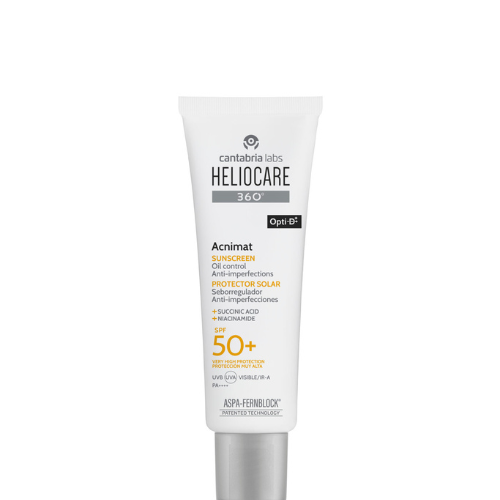 Heliocare 360 Acnimat Face Cream SPF50+ Näokreem rasusele ja akne tekkele kalduvale nahale