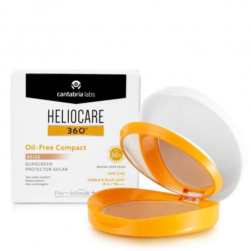 Heliocare 360 Oil-Free Compact Powder SPF50 Apsauginė kompaktinė pudra