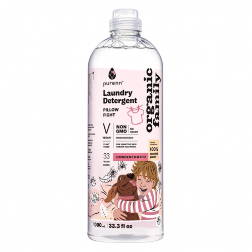Purenn Purenn Pillow Fight Liquid Laundry Detergent Unscented 1000ml