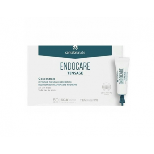 Endocare Tensage Concentrate Intensyvios ampulės, kurios padeda atkurti odos apimtį ir stangrumą
