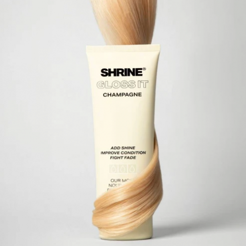Shrine Gloss It Champagne Colour Depositing Hair Mask Dažanti plaukų kaukė