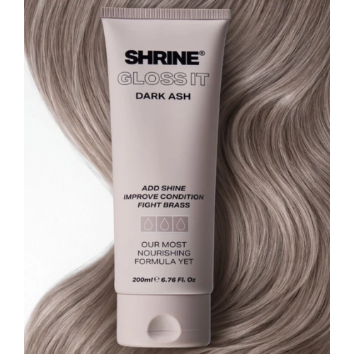 Shrine Gloss It Dark Ash Colour Depositing Hair Mask Krāsojoša matu maska