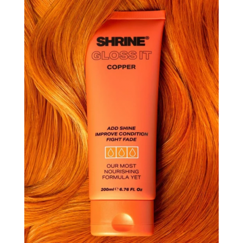 Shrine Gloss It Copper Colour Depositing Hair Mask Dažanti plaukų kaukė
