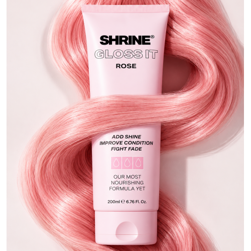 Shrine Gloss It Rose Colour Depositing Hair Mask Krāsojoša matu maska