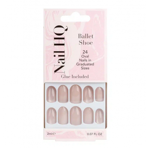 Nail HQ Oval Ballet Shoe Cat Eye Nails Vidēja garuma, ovālas formas mākslīgie nagi