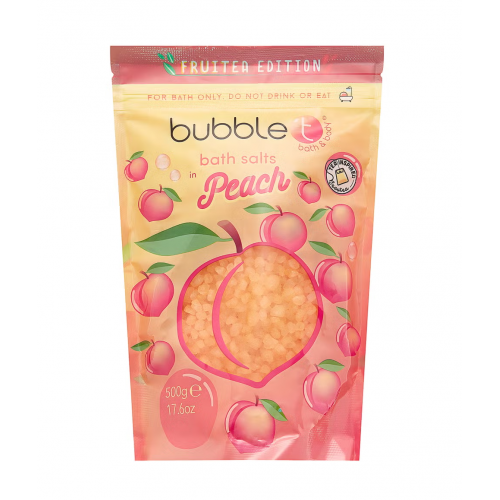 Bubble T Fruitea Relaxing Peach Bath Salts Meresool