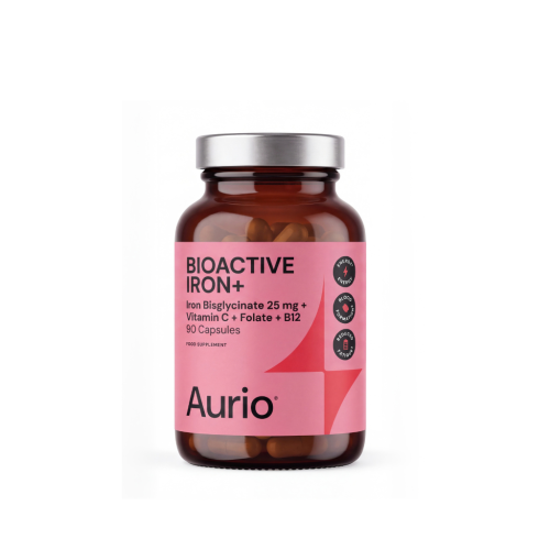 Aurio Food Supplement Bioactive Iron + Kompleksinis geležies maisto papildas